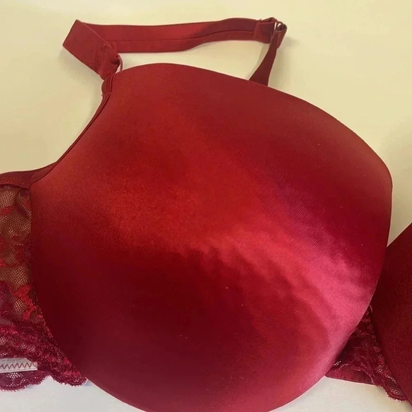 Cacique Red Lace Underwire Bra - Picture 3 of 7